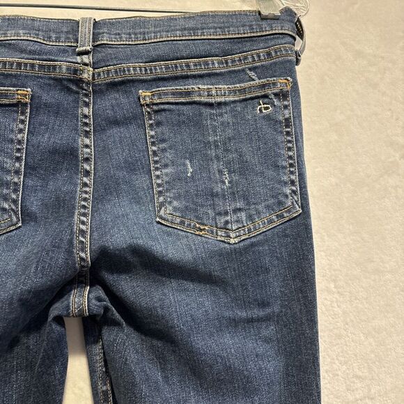 RAG & BONE W1502K520LAP La Paz Blue Skinny Denim Distressed Jeans Pants Size 29 - Picture 16 of 16